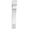 Ekena Millwork Standard Imperial Architectural Grade PVC Bracket With Traditional Ends, 3"W x 20"D x 20"H BKTP03X20X20IMP01 - alternate 3